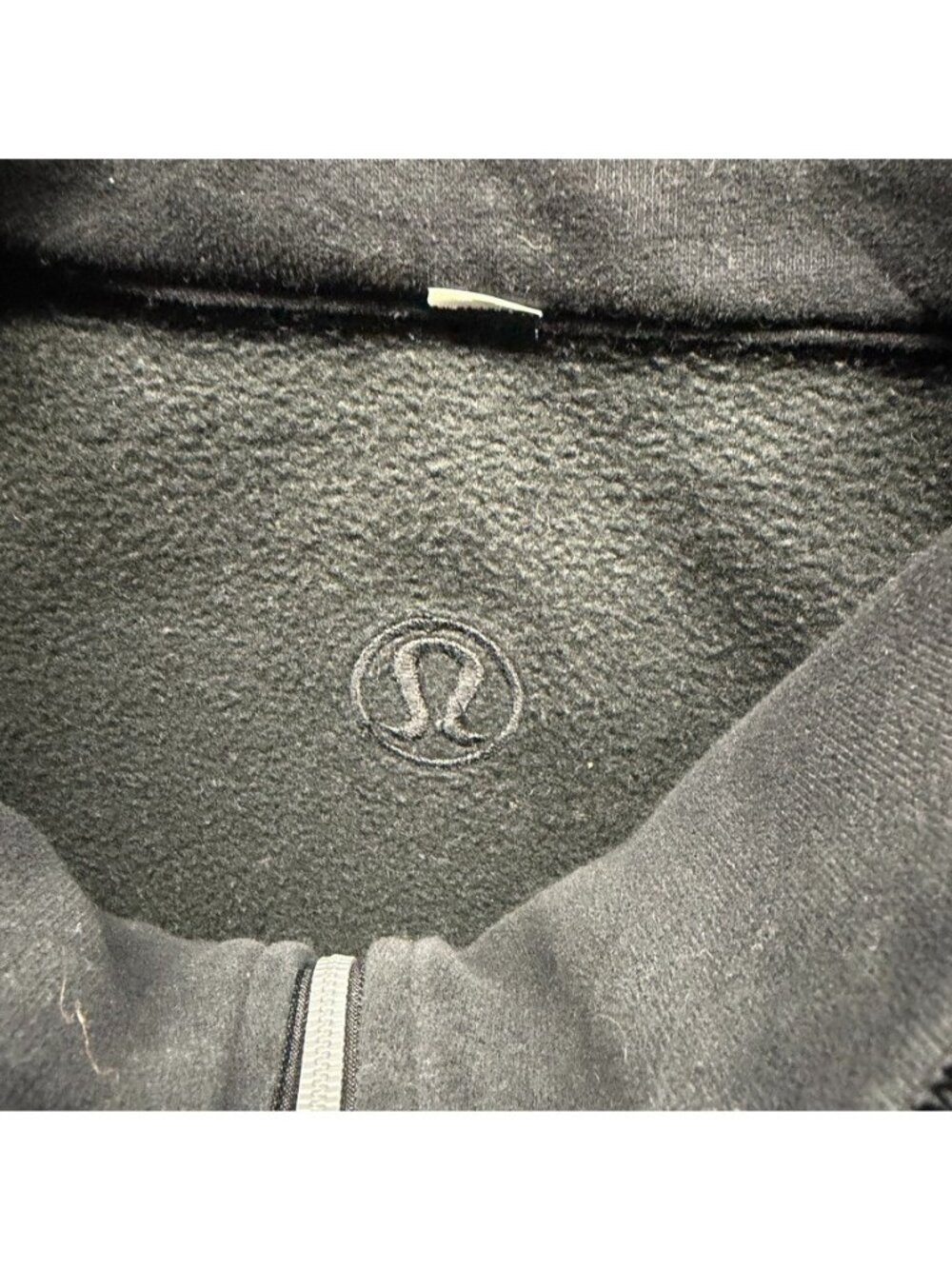 Lululemon Radiant Jacket II Women Size 10 Black High Funnel Neck Ribbed Moto - Picture 4 of 11